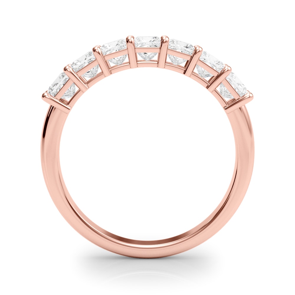 14K Rose Gold 7/8 ct tw Fancy Shape Diamond Wedding Ring