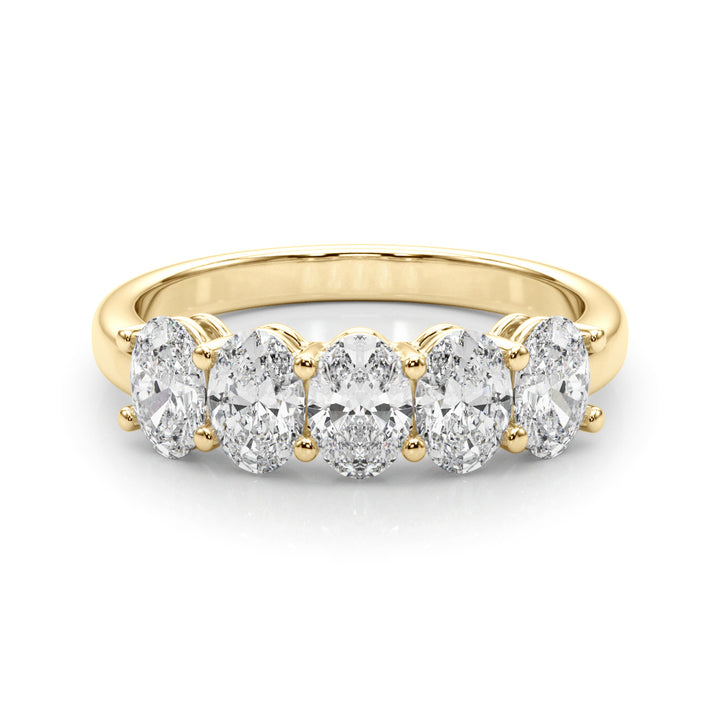 18K Yellow Gold 1.65 CT Oval Diamond Engagement Ring