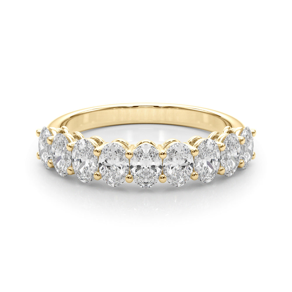 18K Yellow Gold 1.8 CT Oval Diamond Engagement Ring