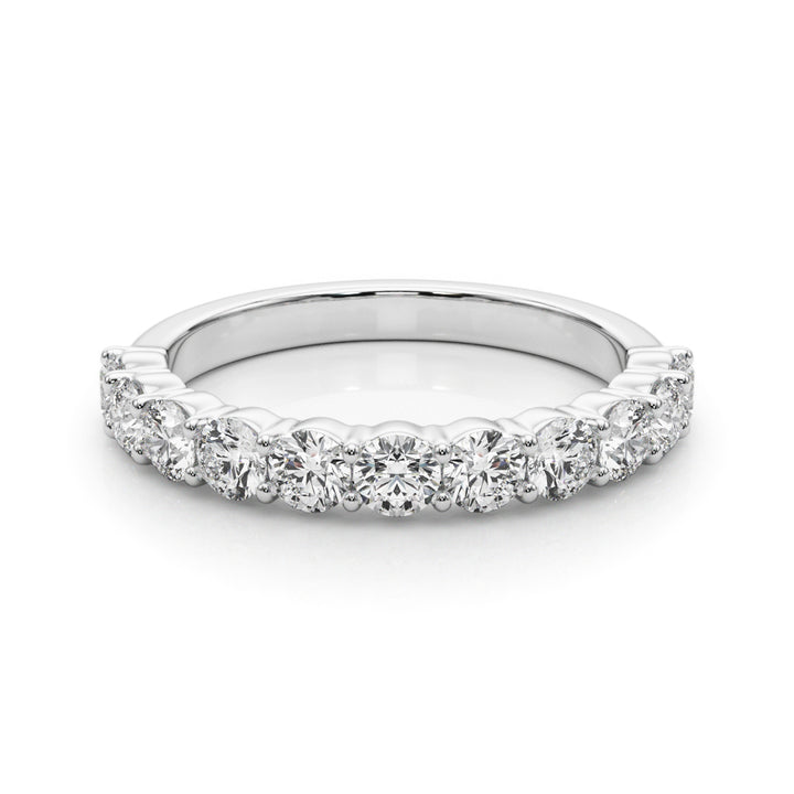 14K White Gold Diamond Cluster Engagement Ring