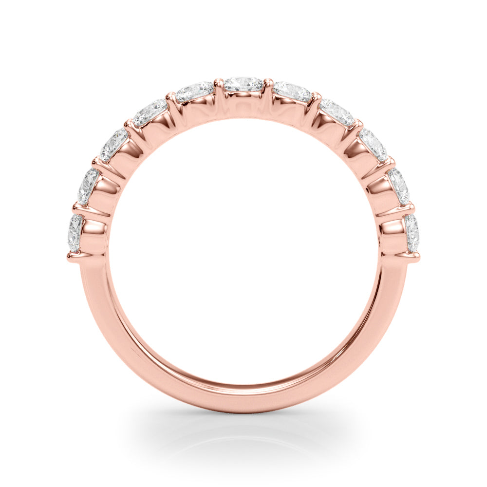 18K Rose Gold Multi-Diamond Engagement Ring