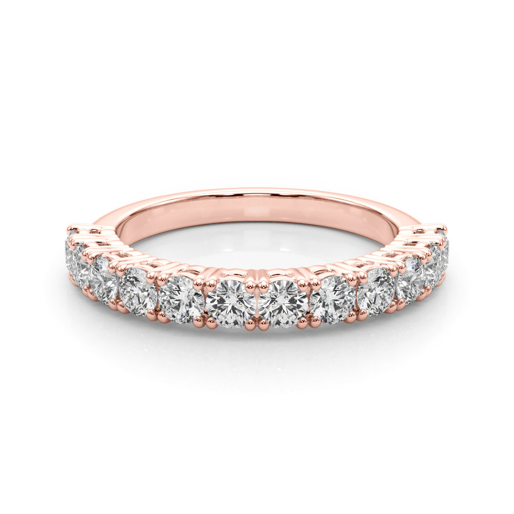 18K Rose Gold Multi-Diamond Engagement Ring