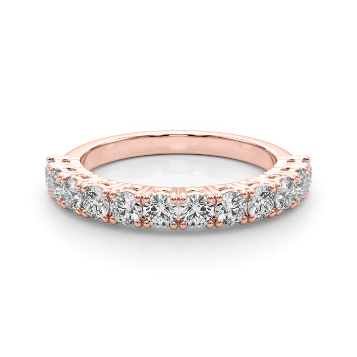 18K Rose Gold Multi-Diamond Engagement Ring