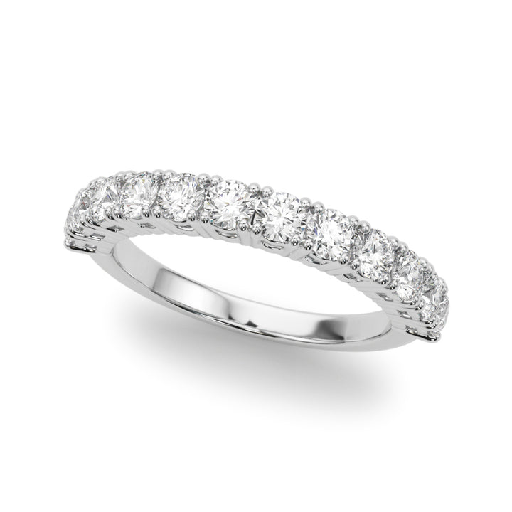 Platinum Round Diamond Engagement Ring 1/2 ctw