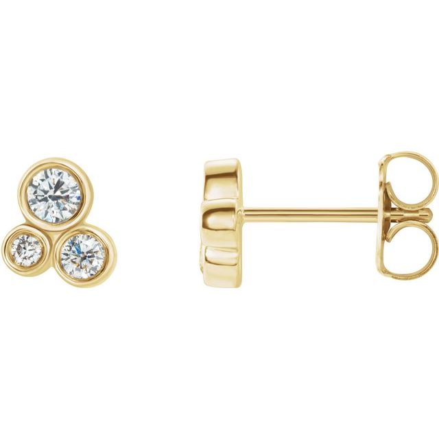 Geometric Cluster Earrings