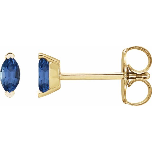 Solitaire V-Prong Stud Earrings