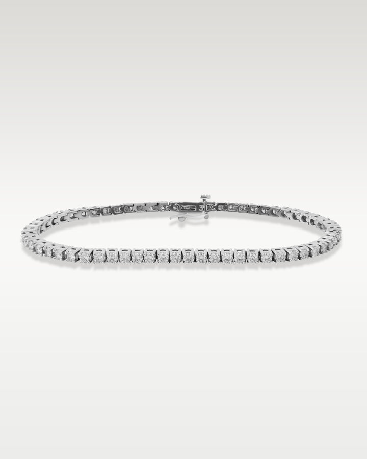 White Gold Diamond Tennis Bracelet | Bitton Diamonds Dallas