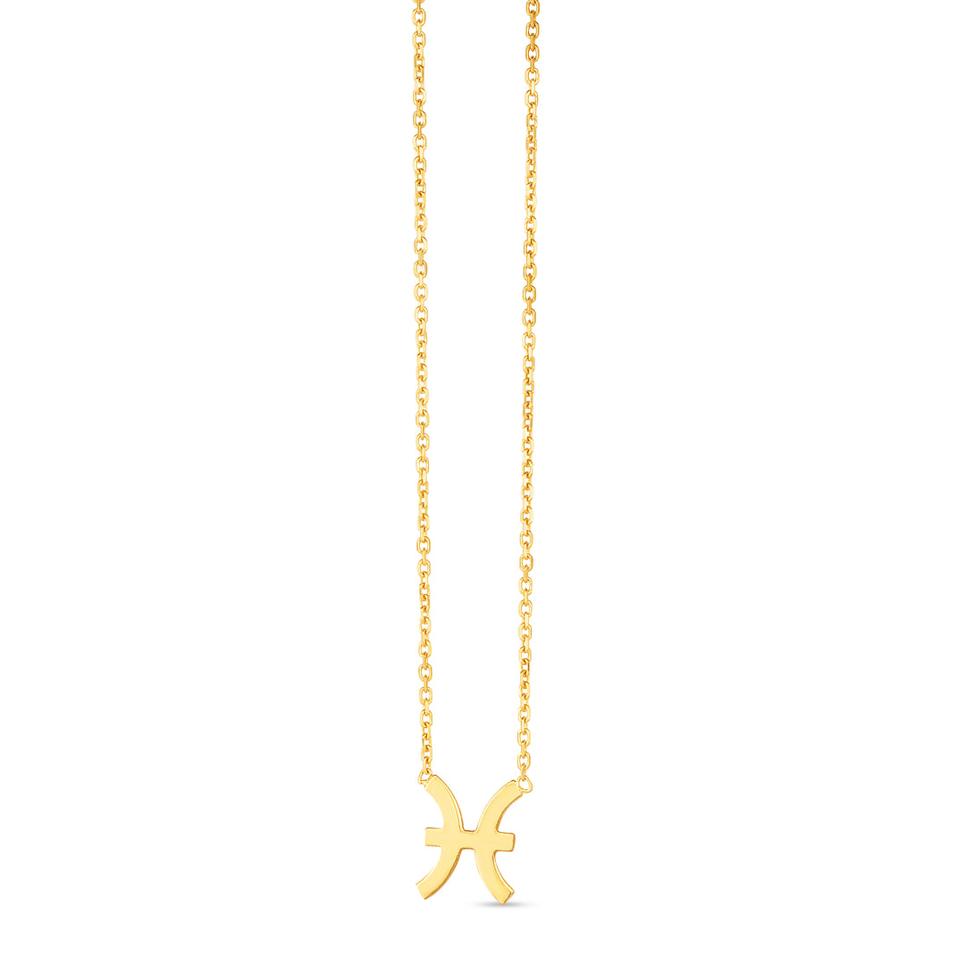 14K Pisces Necklace