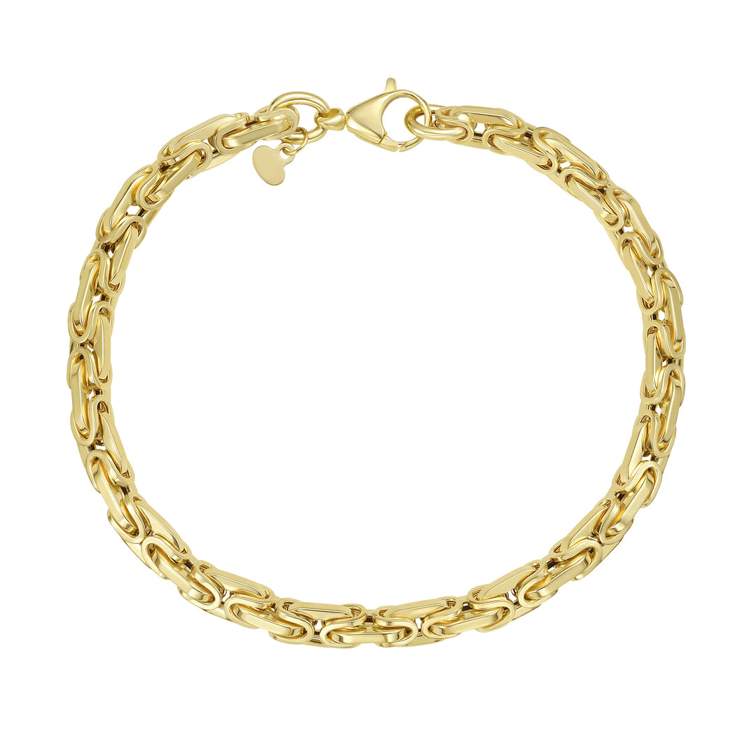 14K Byzantine Link Bracelet