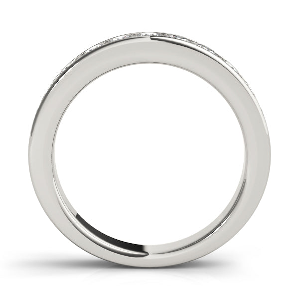 Multi-Diamond 14K Gold Wedding Ring