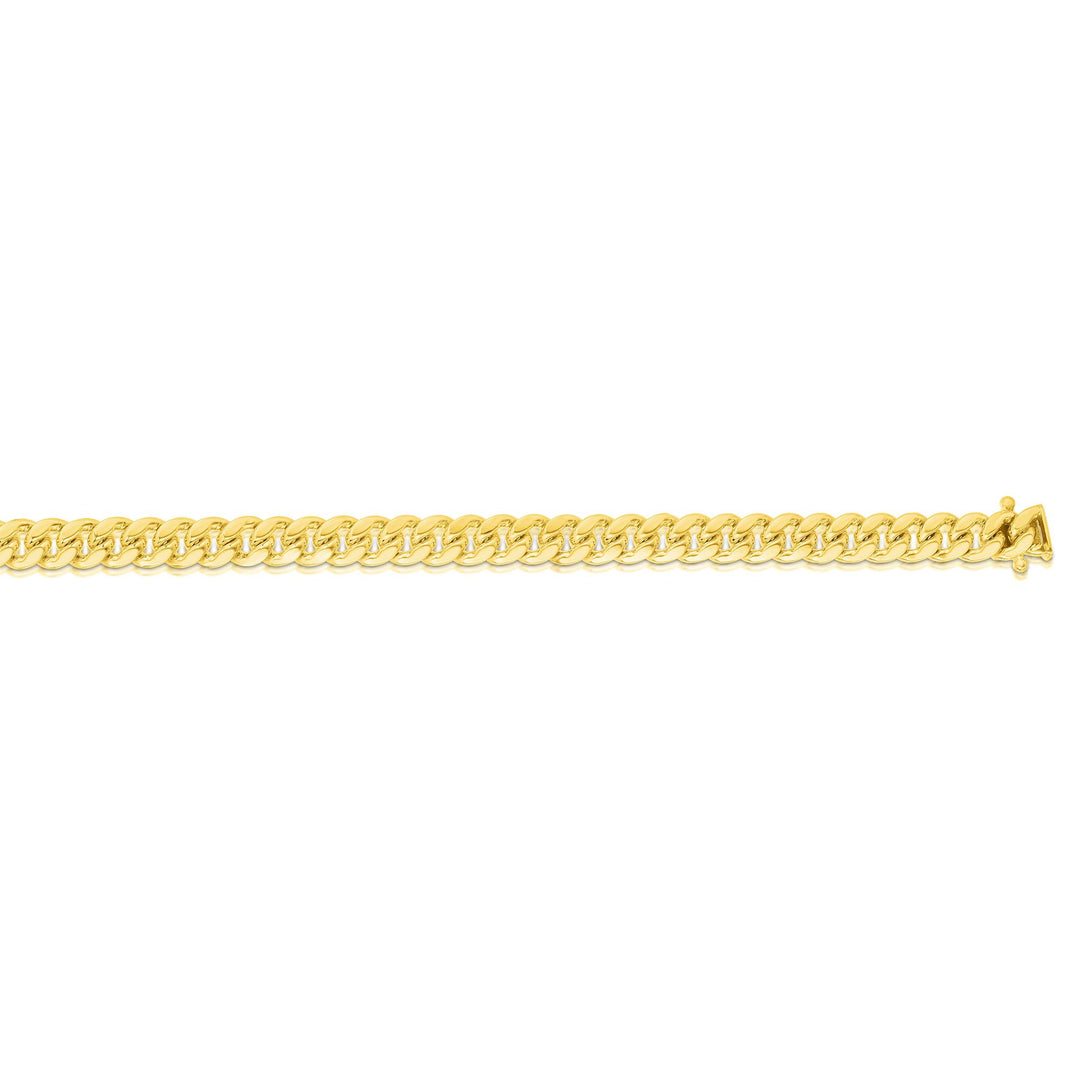 14K Gold 18"" 4.9mm Classic Miami Cuban