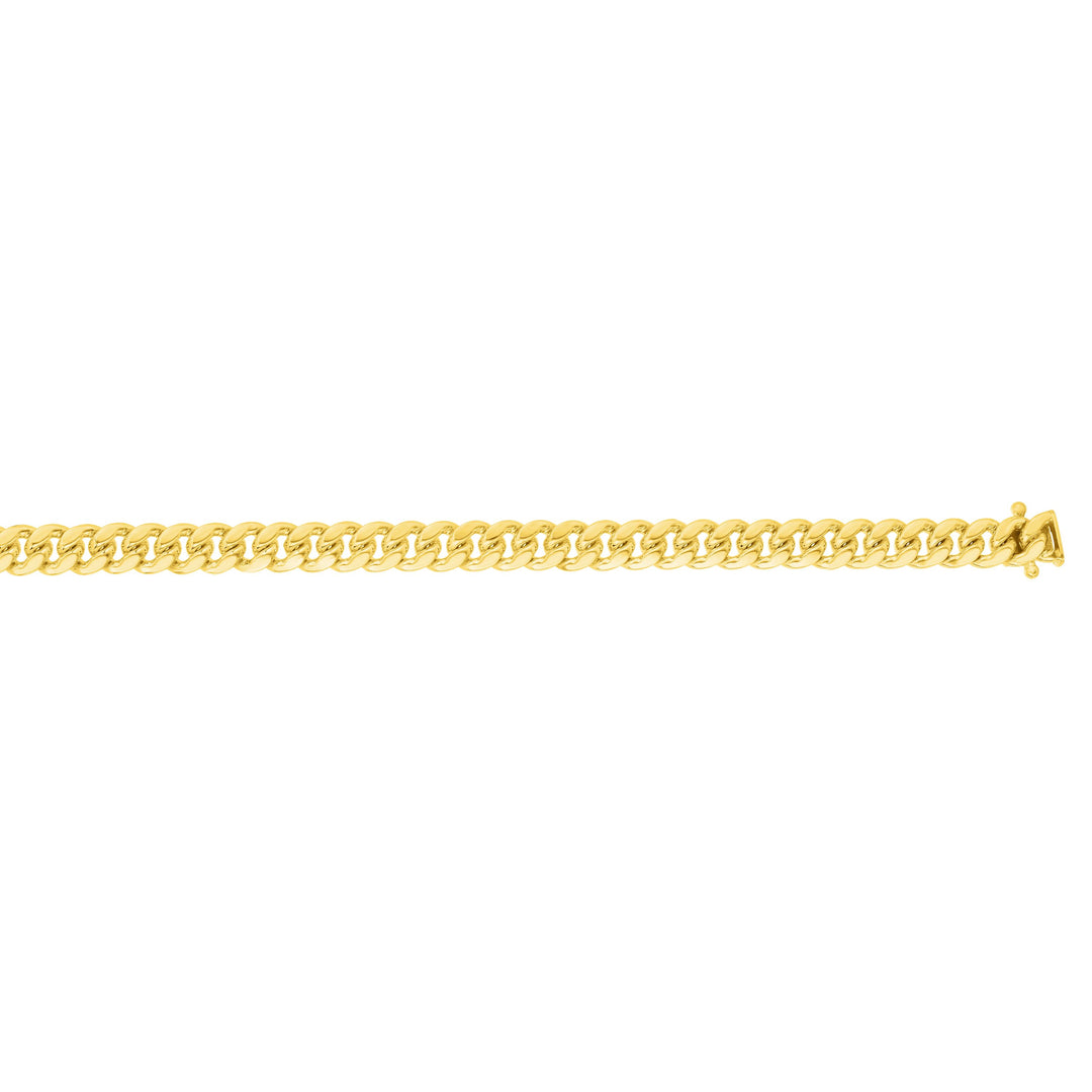 14K Gold 22"" 10.1mm Classic Miami Cuban