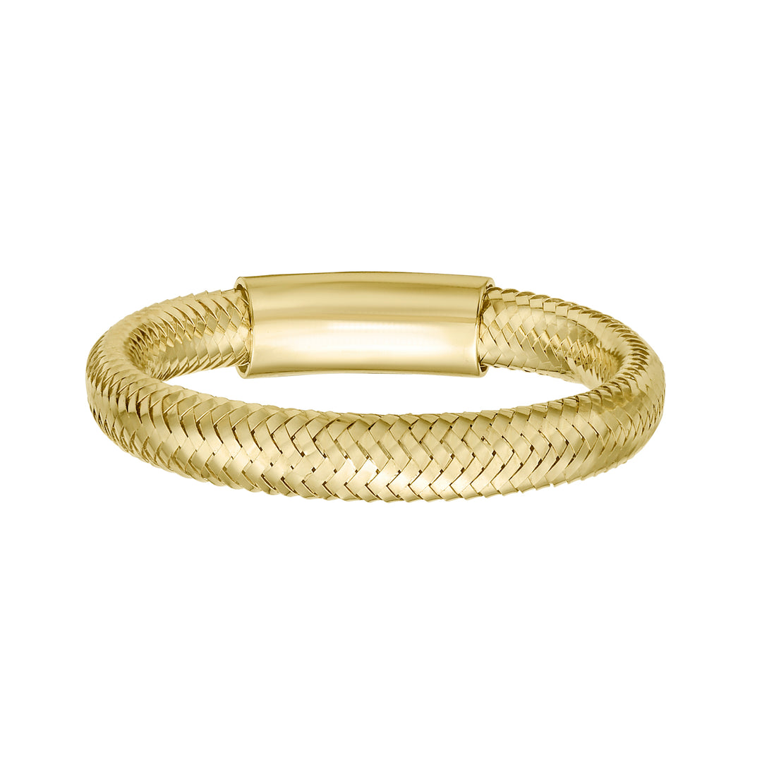 14K Stretch Mesh Ring