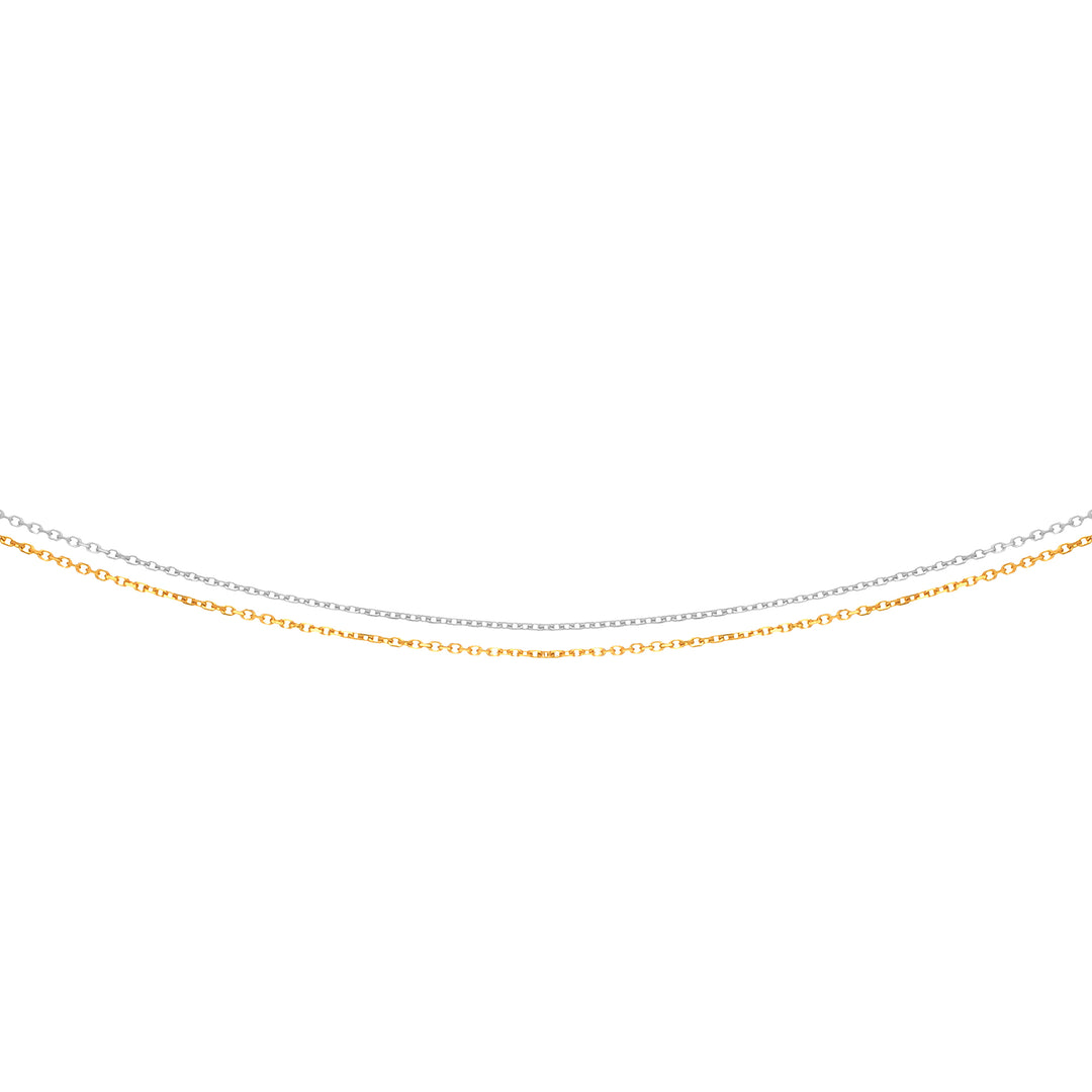 14K Gold 1.1mm Multi-Strand Chain